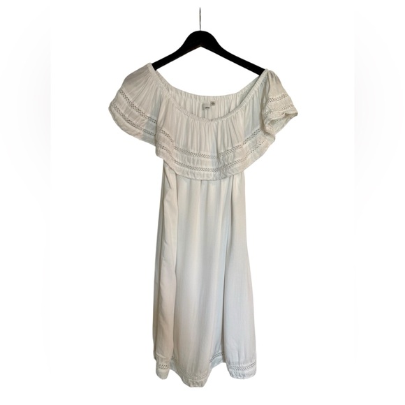 Aritzia Wilfred | Emmie Dress | Oak/White | M - Picture 3 of 10